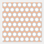 Stylish Retro Peach White Polka Dots Pattern Wallpaper<br><div class="desc">Make a bold statement with this stylish, eye-catching wallpaper! White polka dots with a chunky taupe border repeat seamlessly on a soft peach orange background, to create a must-have look that is at once retro, graphic and freshly modern. Make your space stand above the crowd with this abstract, pop art...</div>