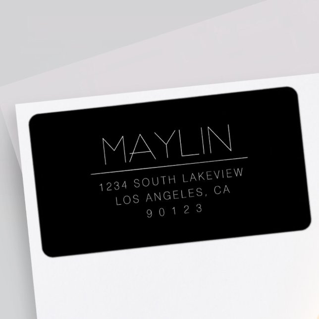 Stylish Return Address  Label (Creator Uploaded)