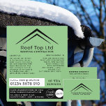 Stylish Roof, Roofer, Roofing Contractor Advert Flyer<br><div class="desc">Stylish Roof,  Roofer,  Roofing Contractor Advertising Flyers By The Business Card Store.</div>