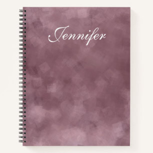 Stylish Rose Gold Colour Trendy Template Modern Notebook