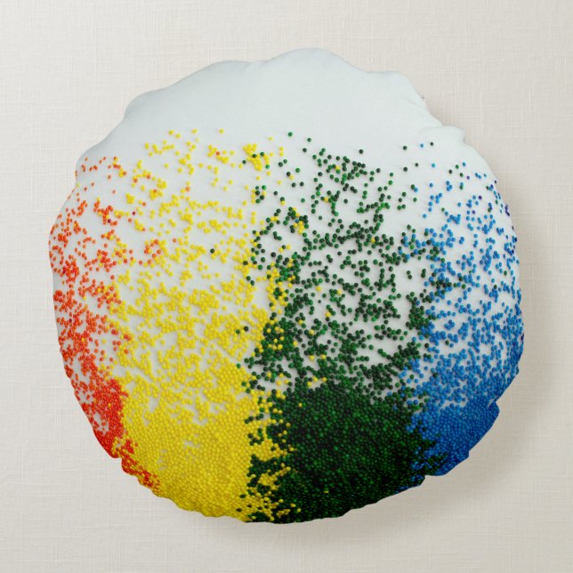 Stylish Round Pillow for Your Sofa (Back)