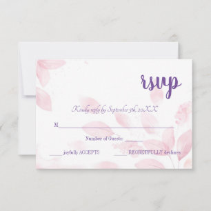 Stylish RSVP Card – Fully Customizable