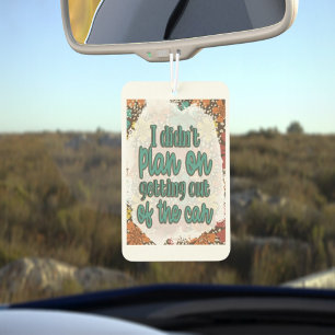 Stylish Scents for Every Space: Text Graphic Air Freshener