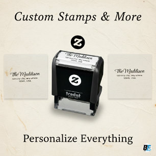 Stylish Script Return Address Self-inking Stamp