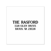 Stylish Script Return Address Self-inking Stamp