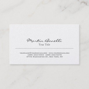 Stylish Script Trendy Business Card