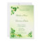 Stylish Shamrock Wedding Invitation