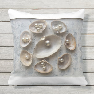 Stylish shell cushions for the outside