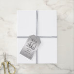 Stylish Silver Decoration 40th Birthday Party Gift Tags<br><div class="desc">Stylish and elegant 40th birthday party gift tags, suitable for birthday events. Beautiful stylish silver swirls and flourishes corner decorations on a pretty silver background. All text is fully customizable to meet your requirements. If you need help to customize your product or would like matching products please contact me through...</div>