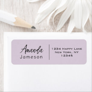 Stylish Simple Basic Informal Casual Lilac
