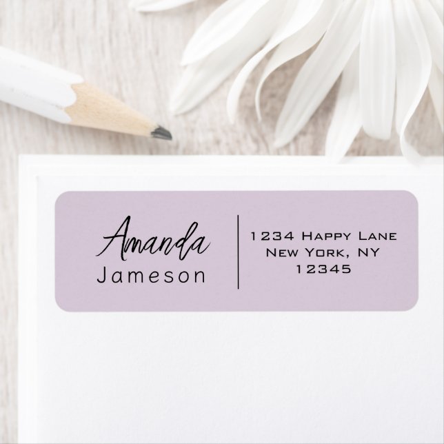 Stylish Simple Basic Informal Casual Lilac (Insitu)