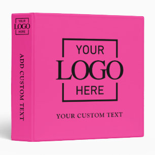 Stylish Simple Custom Business Logo No Minimum Binder