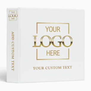 Stylish Simple Custom Business Logo No Minimum Binder