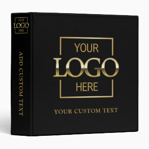 Stylish Simple Custom Business Logo No Minimum Binder