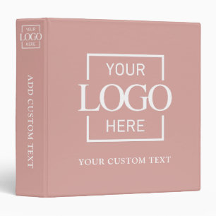 Stylish Simple Custom Business Logo No Minimum Binder