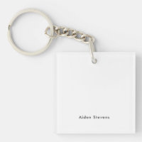 Stylish Simple Plain Black & White Minimalist