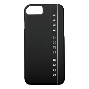 Stylish Simple Text & Thin Stripes Case-Mate iPhone Case