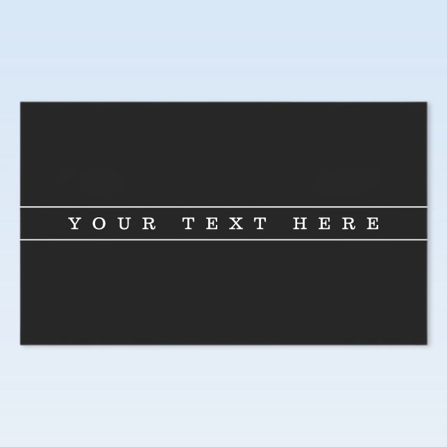 Stylish Simple Text & Thin Stripes Sticker (Creator Uploaded)