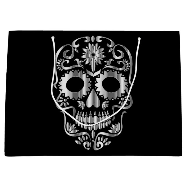 Stylish skull gift bag (Front)