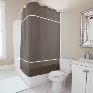 Stylish Sleek White Edge Stripes On Modern Brown
