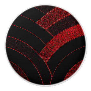 stylish sophisticated modern chevrons ceramic knob