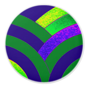 stylish sophisticated modern chevrons ceramic knob