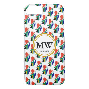 Stylish SOUTH AFRICA Abundant Life Monogram Case-Mate iPhone Case