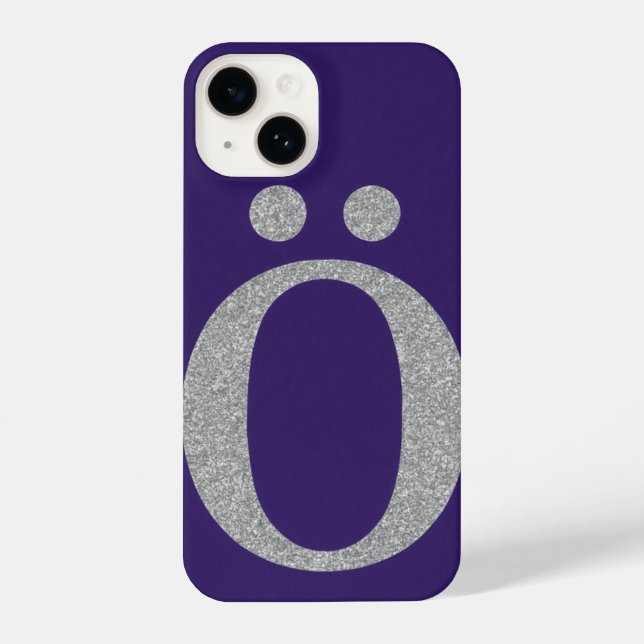  Stylish, sparkly purple phone case. iPhone Case (Back)