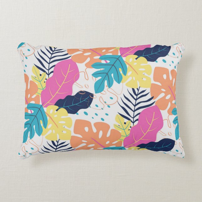 Stylish Spectrum Throw Pillow (Front)