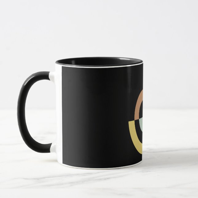 Stylish Spiral Design Mug (Left)