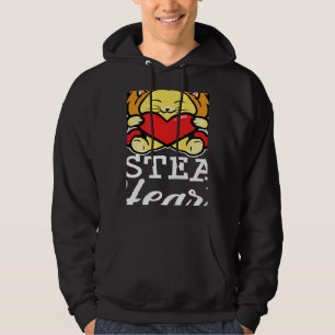 Stylish Statement Lion Heart Valentine's Day Love Hoodie