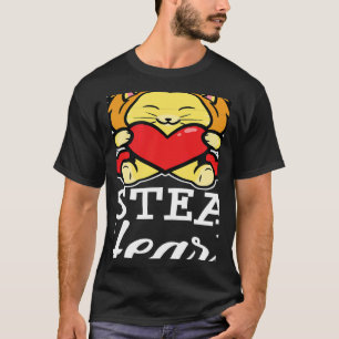 Stylish Statement Lion Heart Valentine's Day Love T-Shirt