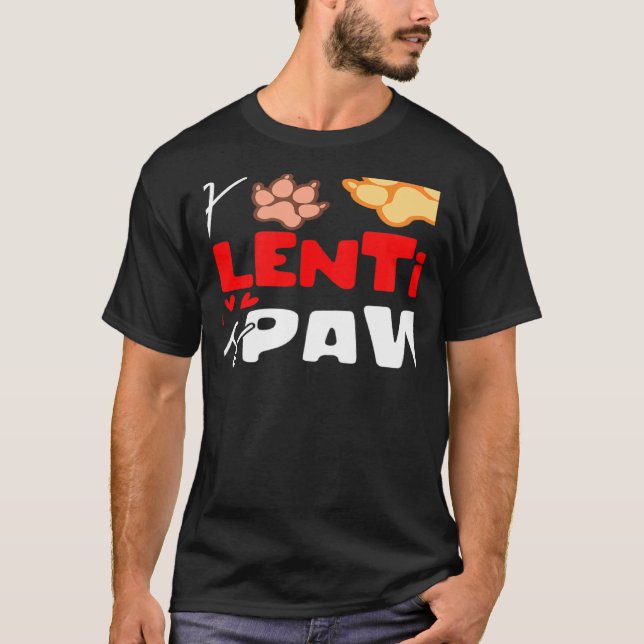 Stylish Statement Valentine's Day Dog Partnerlook  T-Shirt (Front)