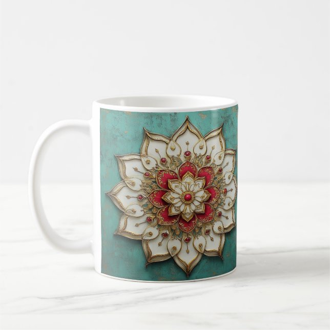 Stylish Statements, Mandala Coffee Mug (Left)