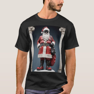 Stylish Statue Santa Claus T-Shirt
