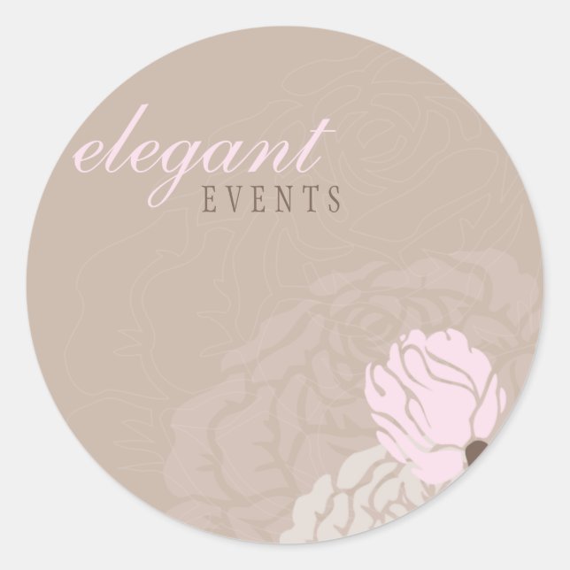 STYLISH STICKER SEAL :: elegant rose 4 (Front)