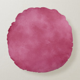 Stylish Storm cloud effect pattern burgundy Round Pillow