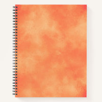 Stylish Storm cloud effect pattern orange