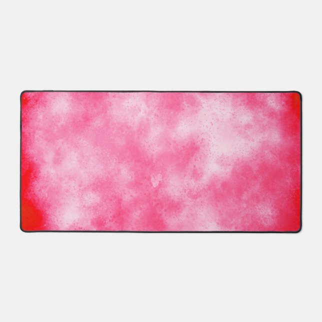 Stylish Storm cloud effect   Pink Desk Mat (Front)
