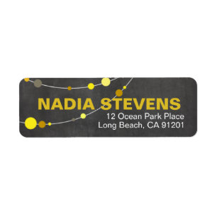 Stylish Strands   chalkboard yellow