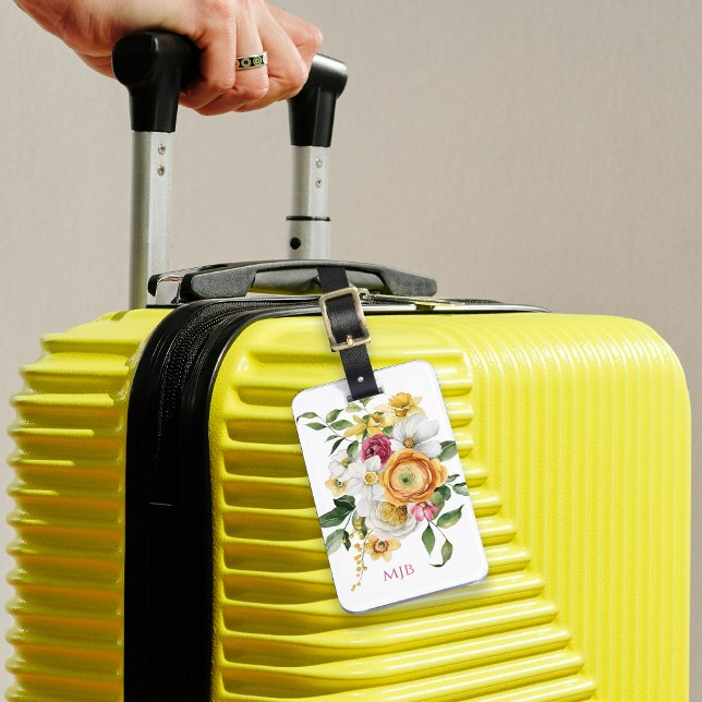 Stylish Stripes and Typography Luggage Tag (Creator Uploaded)