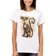Stylish surreal Steampunk Cat