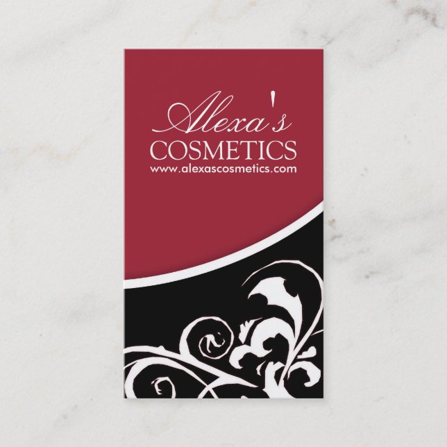 Stylish Swirl :: Business Card (Front)