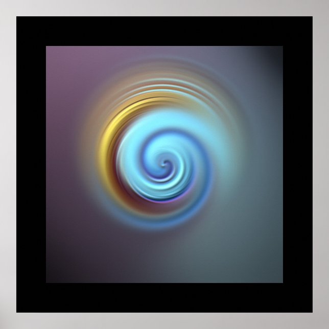 stylish swirl poster (Front)