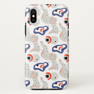Stylish Swirls and Curbs Abstract Pattern Case-Mate iPhone Case