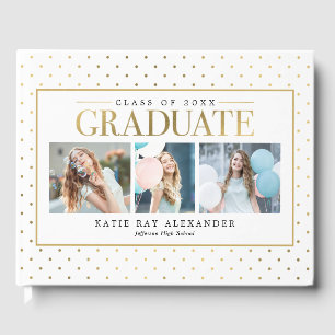 Stylish Tag Graduation Party Guest Book