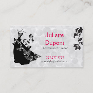 Stylish Tailor Dressmaker tailor salon Business Card