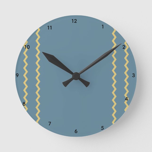 Stylish TealTide  Acrylic Wall Clock (Front)