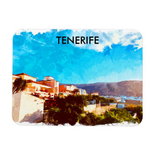 Stylish Tenerife Spain Canary Islands Magnet