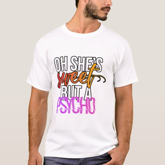 stylish text t-shirt (Front)